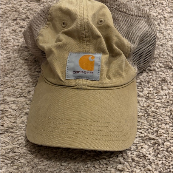 Carhartt Other - Carhartt Beige and Gray Mesh Cap